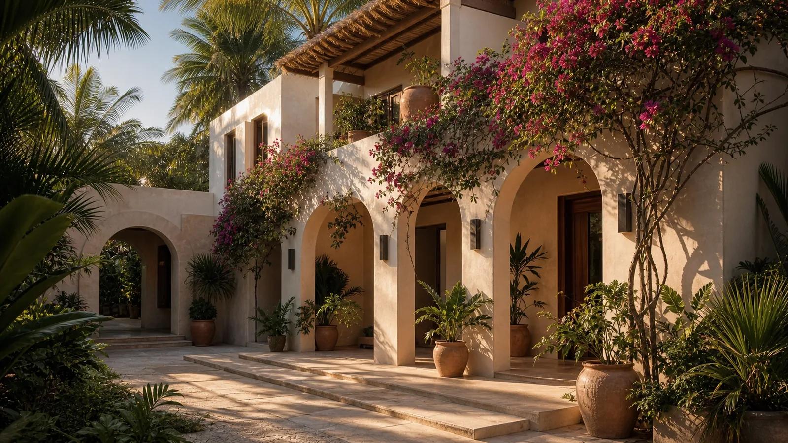 The Zen Guesthouse on a quiet, tree-shaded street in the north end of Playa del Carmen